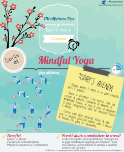 Esercizio mindful yoga